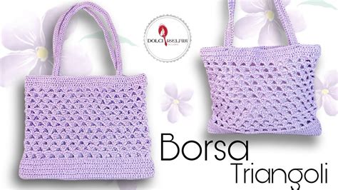 tutorial borsa uncinetto prada|Borsa Triangoli Stile Prada All’Uncinetto: Tutorial Facile.